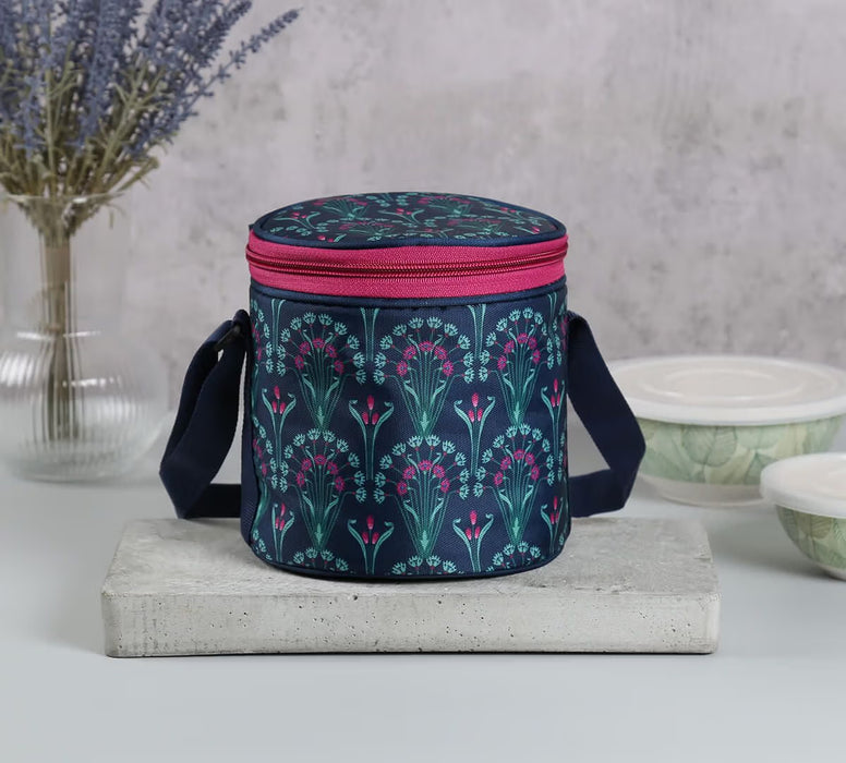India Circus – Dichasial Charm Round Insulated Lunch Bag