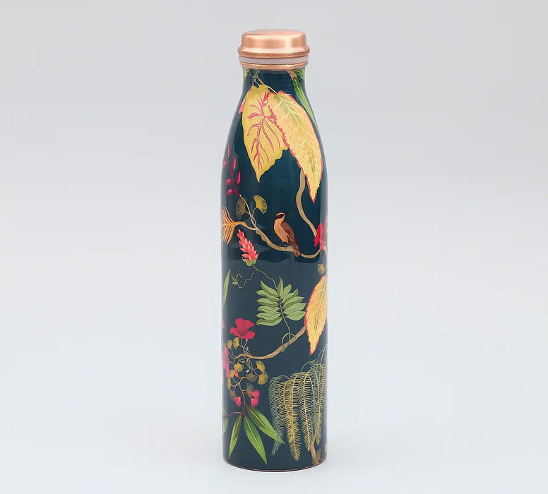 India Circus – Fronds and Florets Copper Bottle – 950 mL