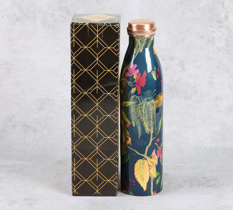 India Circus – Fronds and Florets Copper Bottle – 950 mL