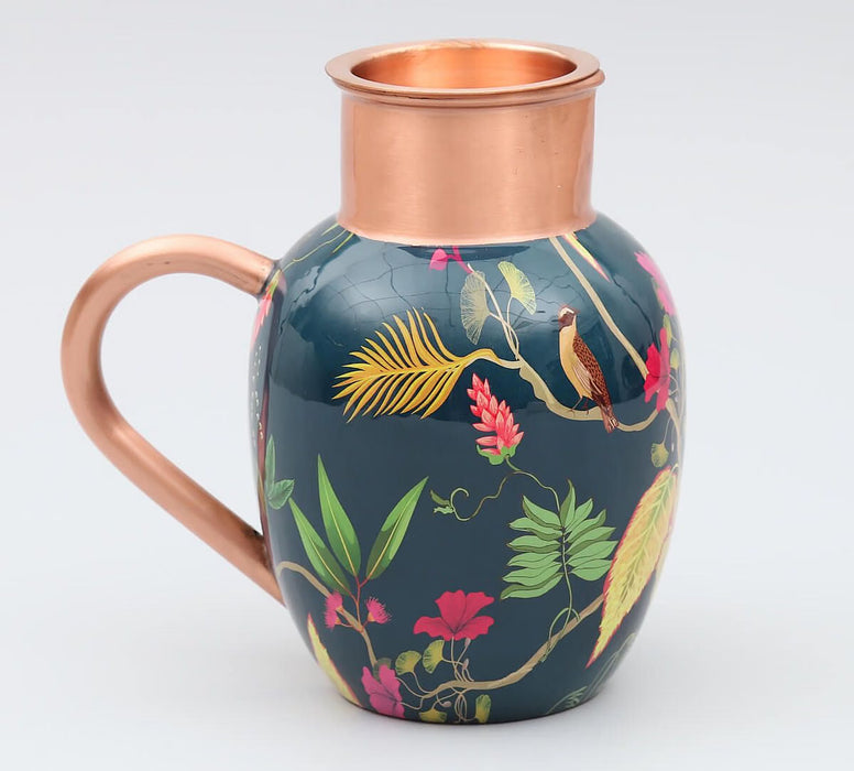 India Circus – Fronds and Florets Copper Jug Set (Jug + Tumbler)