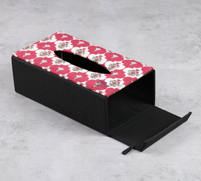 India Circus – Fuchsia Lattice Treasures Tissue Box Holder