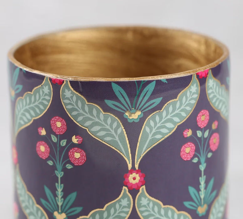 India Circus – Iron Blooming Dahlia Round Pen Holder