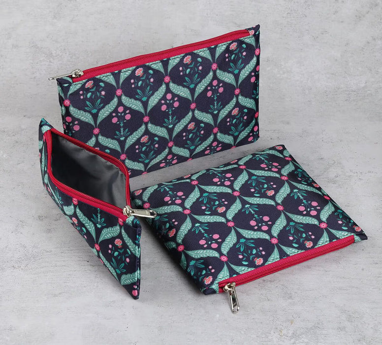 India Circus – Iron Blooming Dahlia Utility Pouch Set of 3
