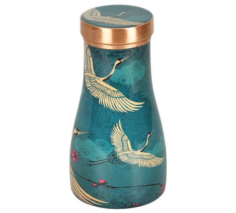 India Circus – Legend of the Cranes Bedside Copper Jar