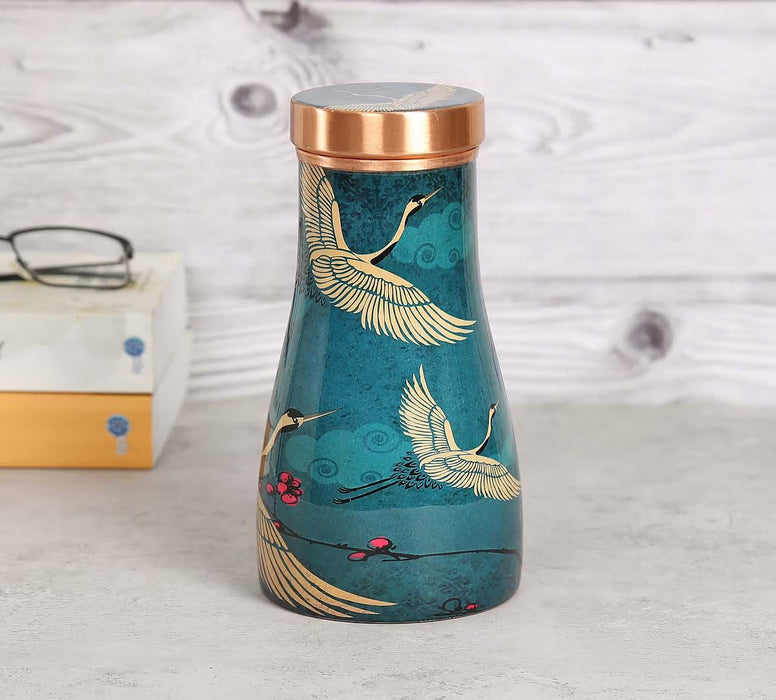 India Circus – Legend of the Cranes Bedside Copper Jar