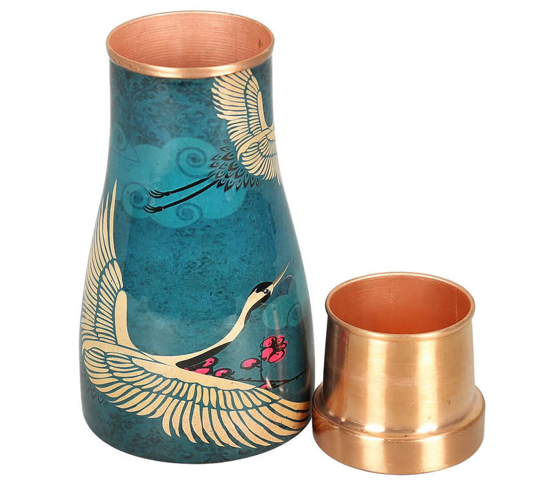 India Circus – Legend of the Cranes Bedside Copper Jar