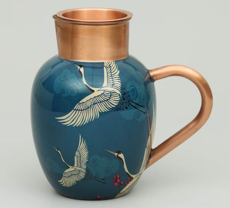 India Circus – Legend of the Cranes Copper Jug Set