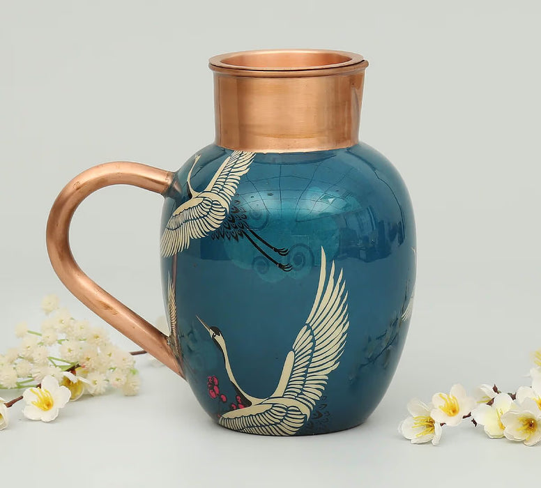 India Circus – Legend of the Cranes Copper Jug Set