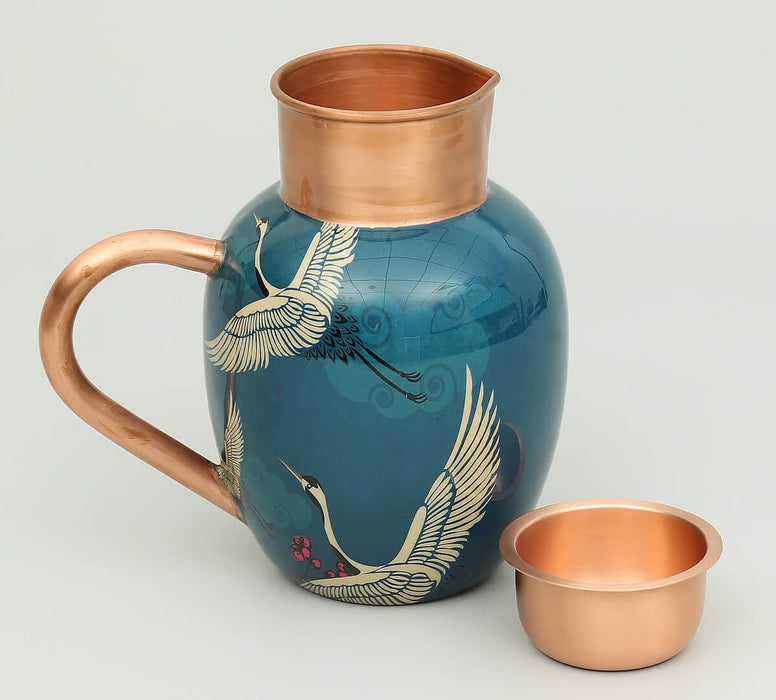 India Circus – Legend of the Cranes Copper Jug Set