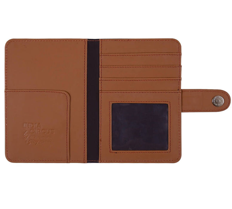 India Circus Love IC Passport Cover – Stylish & Durable Faux Leather Holder