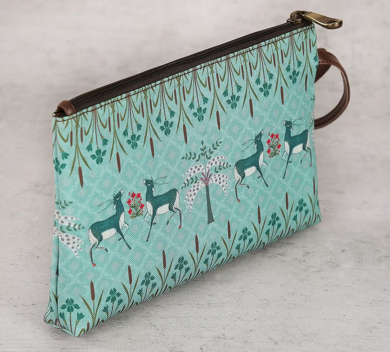 India Circus – Mirroring Deer Garden Utility Pouch