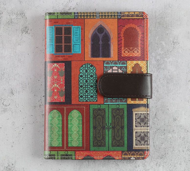 India Circus Mughal Doors Reiteration Passport Cover