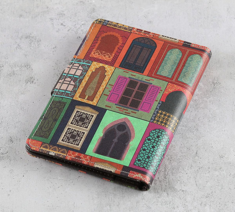 India Circus Mughal Doors Reiteration Passport Cover