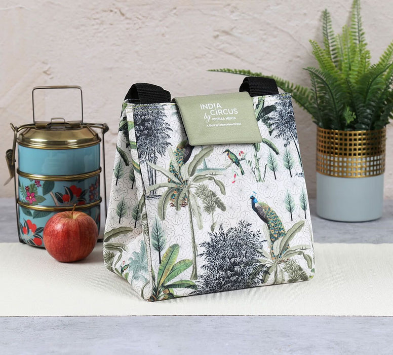 India Circus Peacock Throne Paradise Lunch Bag