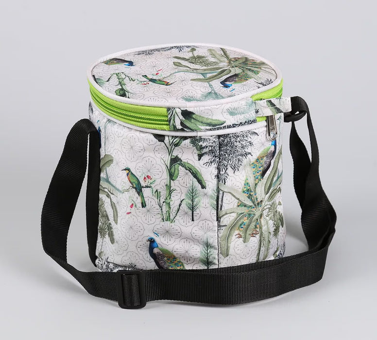 India Circus – Peacock Throne Paradise Round Insulated Lunch Bag