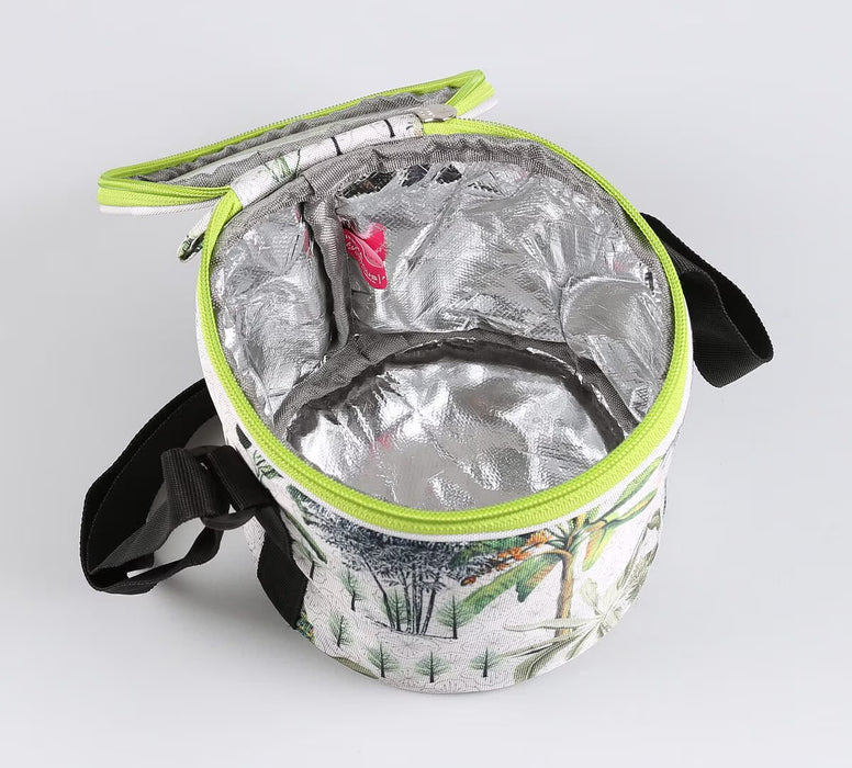 India Circus – Peacock Throne Paradise Round Insulated Lunch Bag