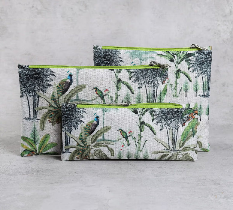 India Circus – Peacock Throne Paradise Utility Pouch Set of 3