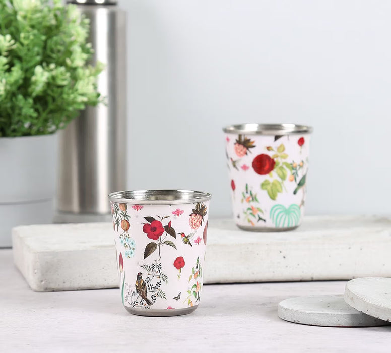 India Circus – Petal and Plume Small Steel Tumbler Set of 2