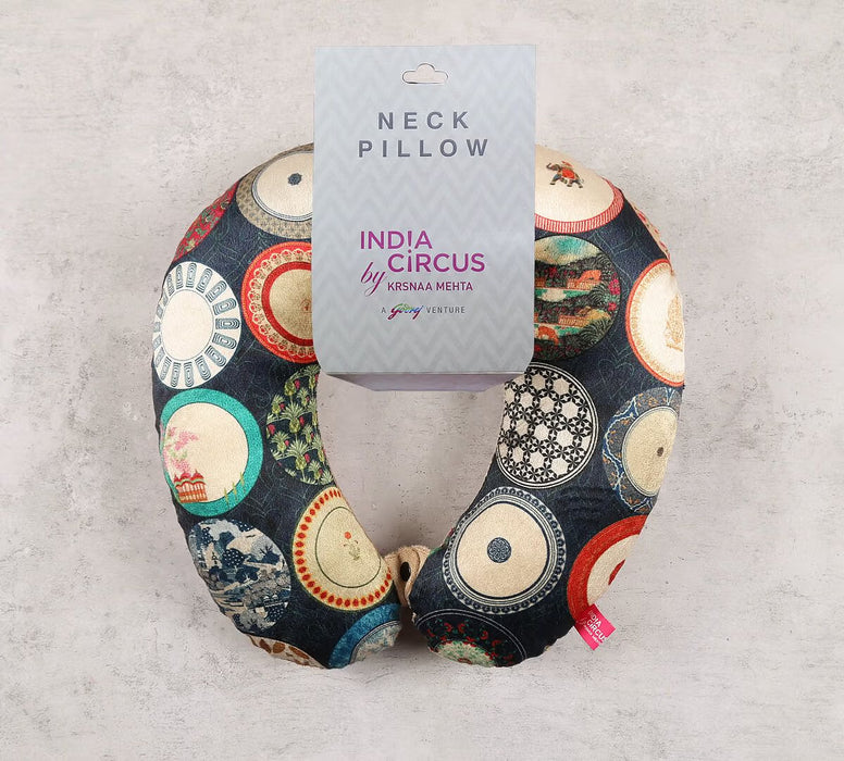 India Circus – Platter Portrayal U-Shape Neck Pillow