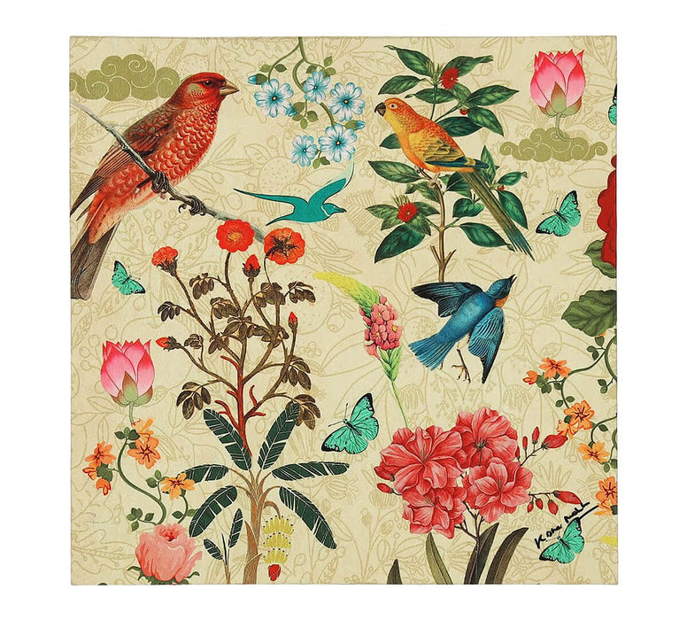 India Circus – Poppy Bird Land Canvas Wall Art Set of 3