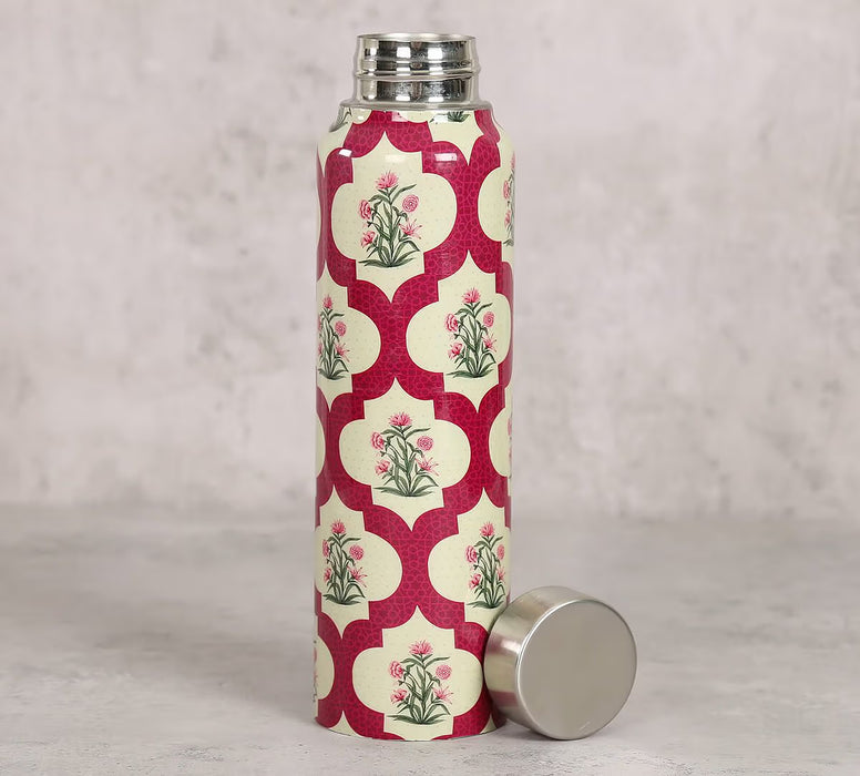 India Circus – Poppy Flower Scarlet Bottle and Tumbler Set