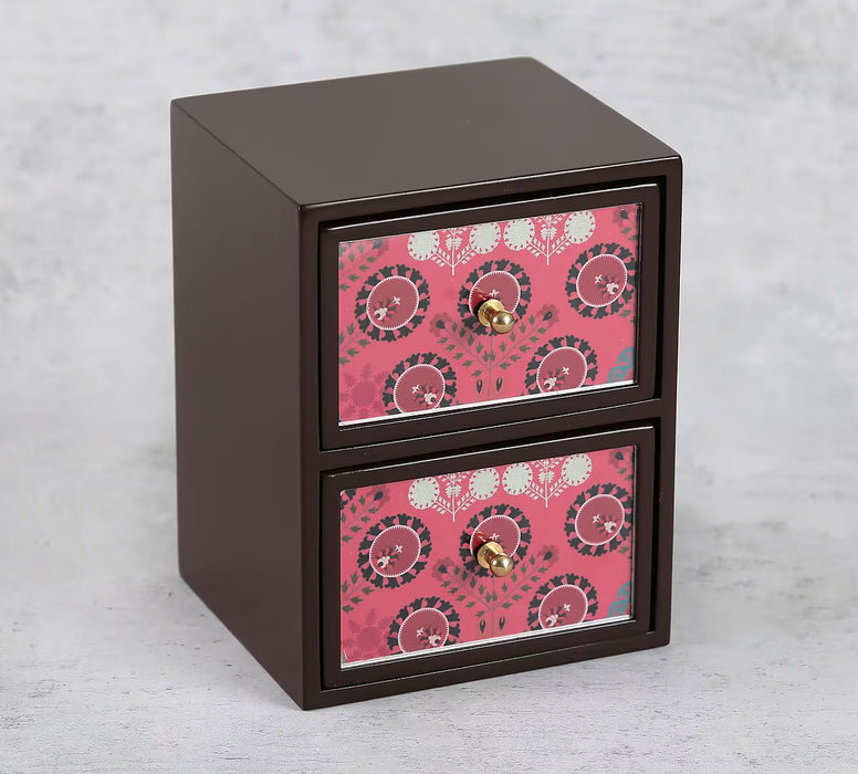 India Circus Raceme Rosettes Small Chest of Drawer