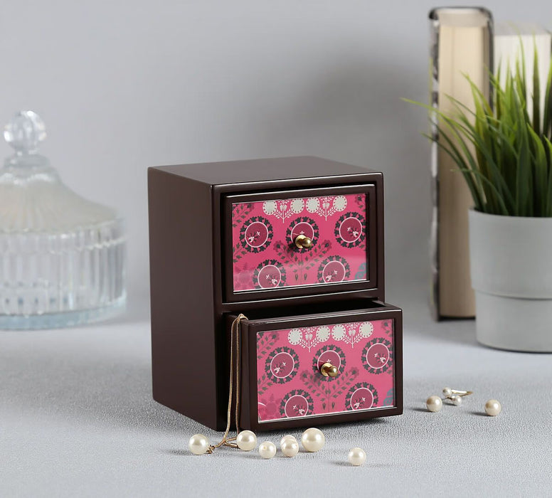 India Circus Raceme Rosettes Small Chest of Drawer