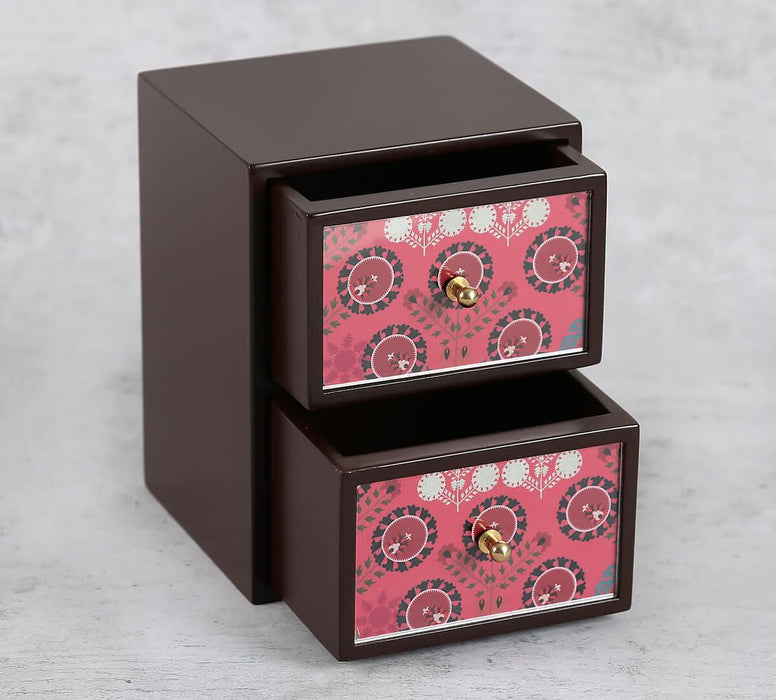 India Circus Raceme Rosettes Small Chest of Drawer