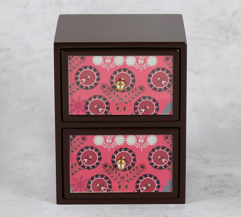 India Circus Raceme Rosettes Small Chest of Drawer