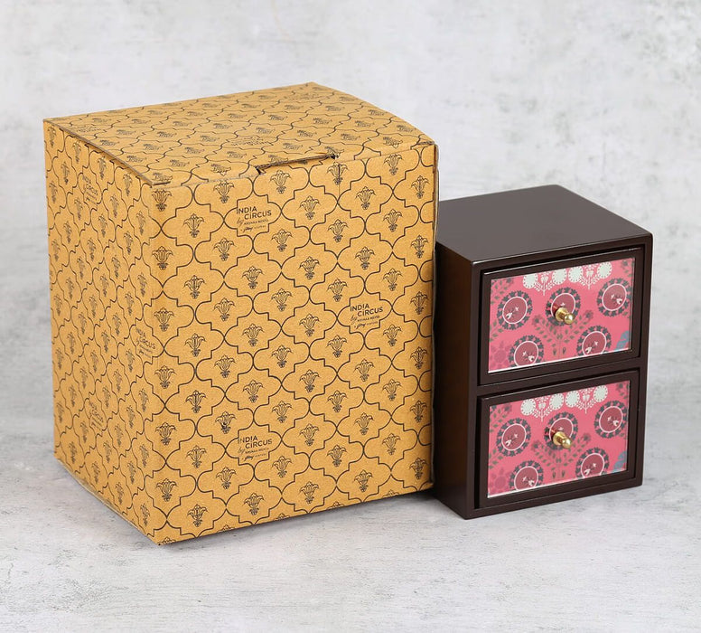 India Circus Raceme Rosettes Small Chest of Drawer