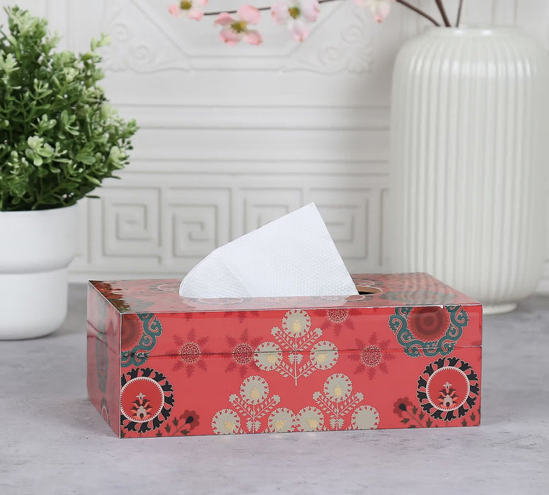 India Circus – Raceme Rosettes Tissue Box Holder