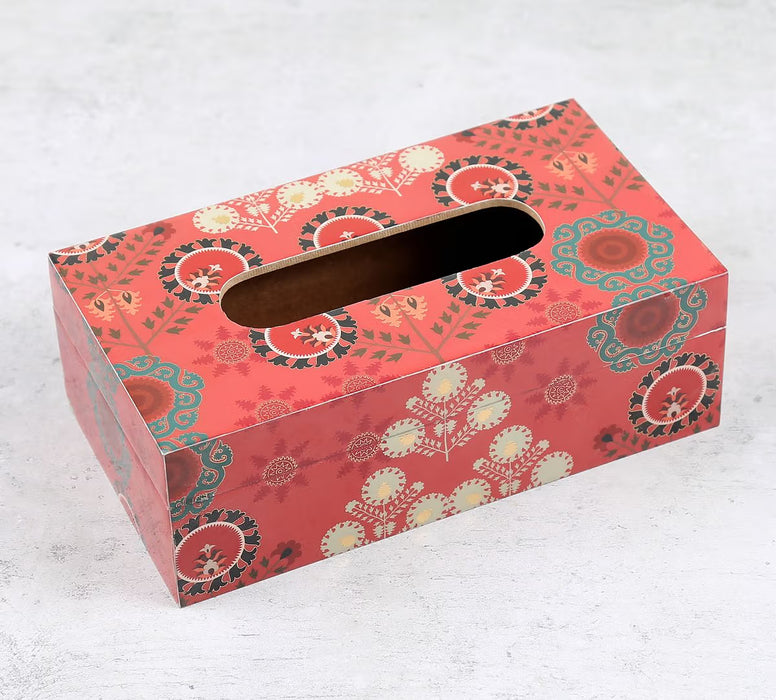 India Circus – Raceme Rosettes Tissue Box Holder