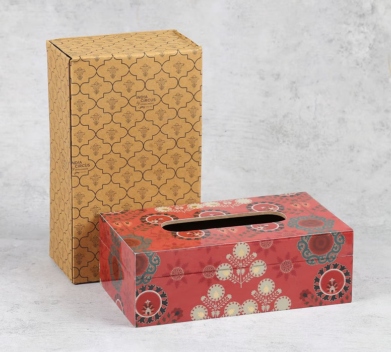 India Circus – Raceme Rosettes Tissue Box Holder