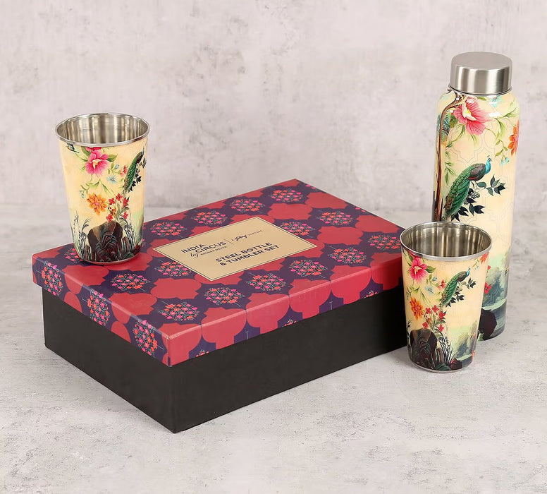 India Circus – River Bank Silvassa Bottle and Tumbler Set