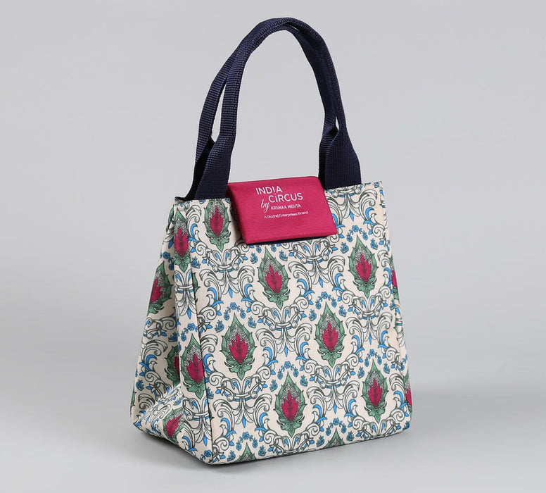 India Circus Rosebuds of Damask Lunch Bag – Stylish & Durable Everyday Carrier
