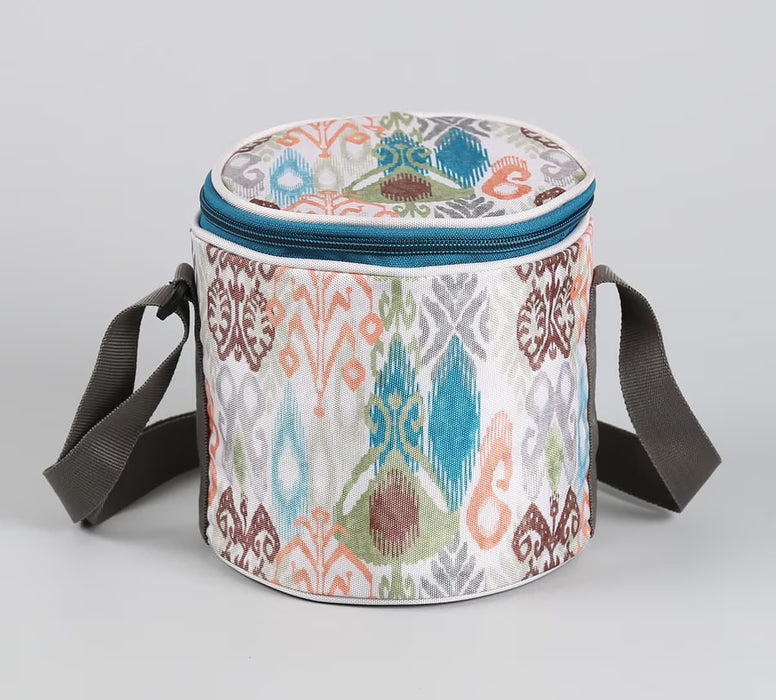 India Circus – Artisans of Earth Round Insulated Lunch Bag