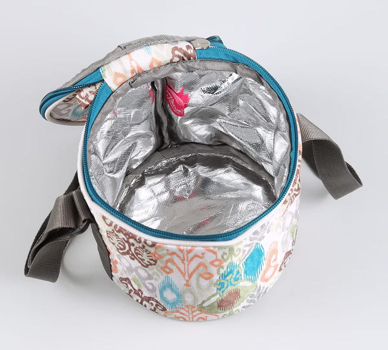 India Circus – Artisans of Earth Round Insulated Lunch Bag