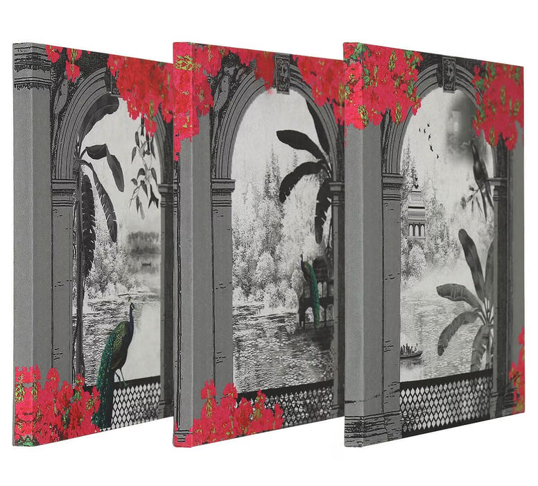 India Circus – Royal Hues Canvas Wall Art Set of 3