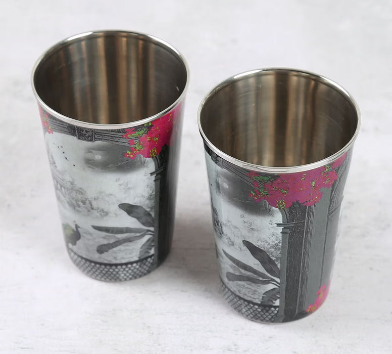India Circus – Aerial Moments Steel Tumbler (Set of 2)