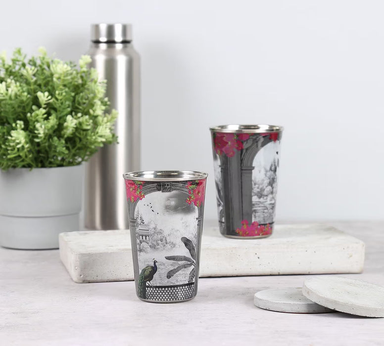 India Circus – Aerial Moments Steel Tumbler (Set of 2)