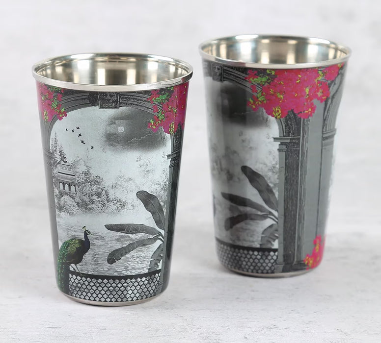India Circus – Aerial Moments Steel Tumbler (Set of 2)