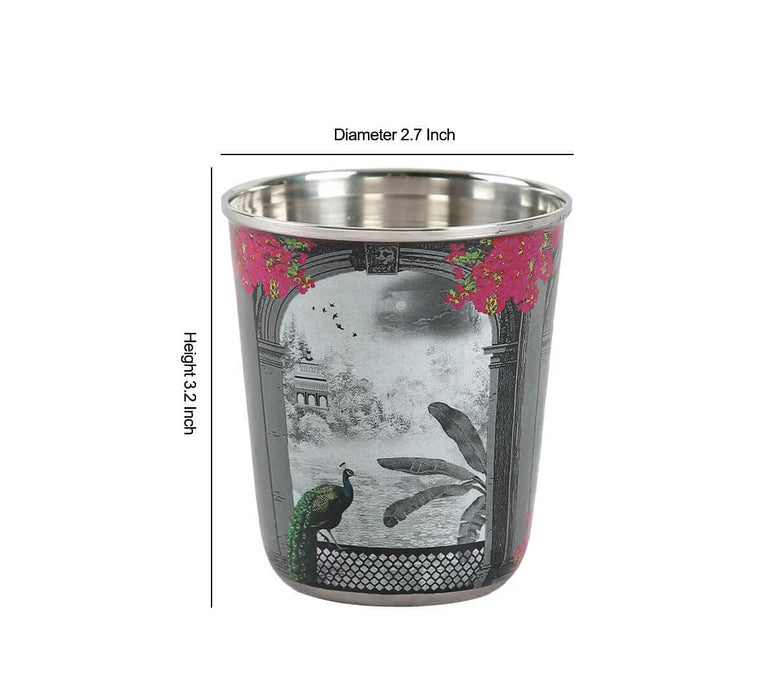 India Circus – Royal Hues Small Steel Tumbler Set of 2