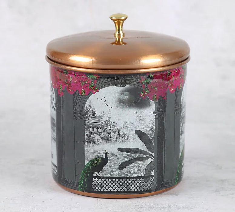 India Circus – Royal Hues Steel Cookie Jar