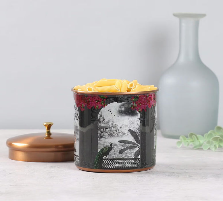 India Circus – Royal Hues Steel Cookie Jar