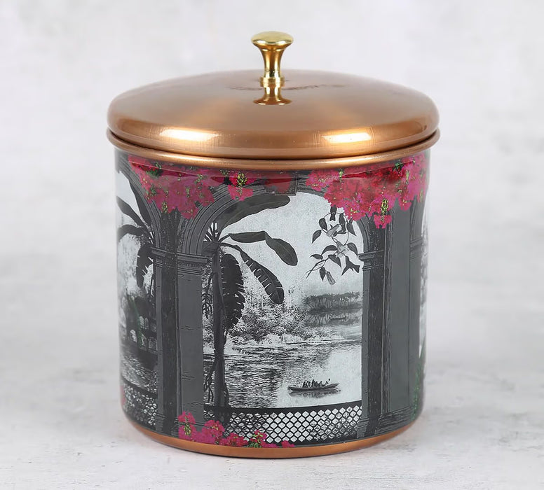 India Circus – Royal Hues Steel Cookie Jar