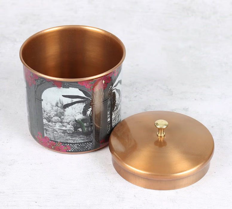 India Circus – Royal Hues Steel Cookie Jar