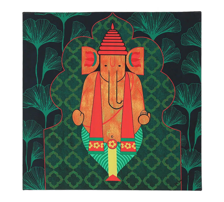 India Circus - Temple Town Canvas Wall Art Set of 3