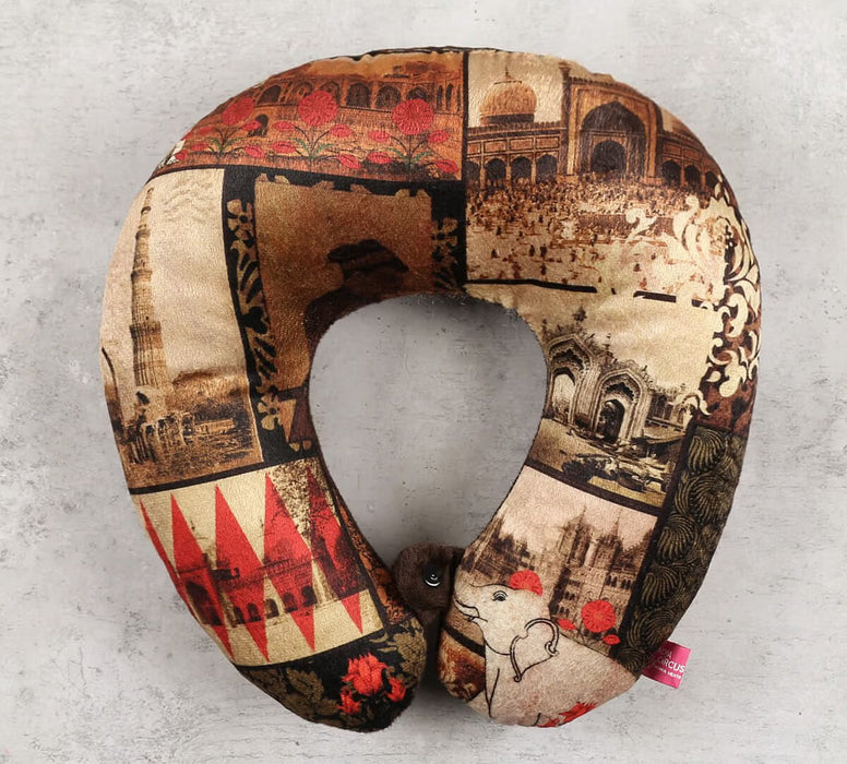 ndia Circus – The Mughal Era U-Shape Neck Pillow