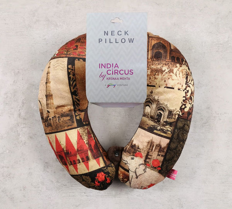 ndia Circus – The Mughal Era U-Shape Neck Pillow