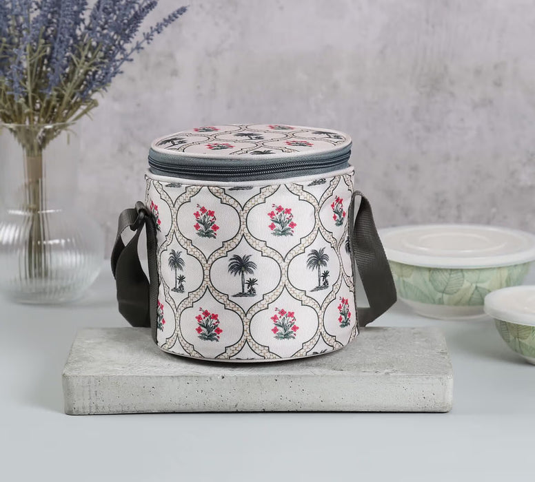 India Circus – Tropic Tryst Round Insulated Lunch Bag